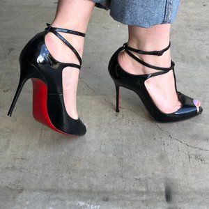 Christian Louboutin Patent Leather Maryjanes